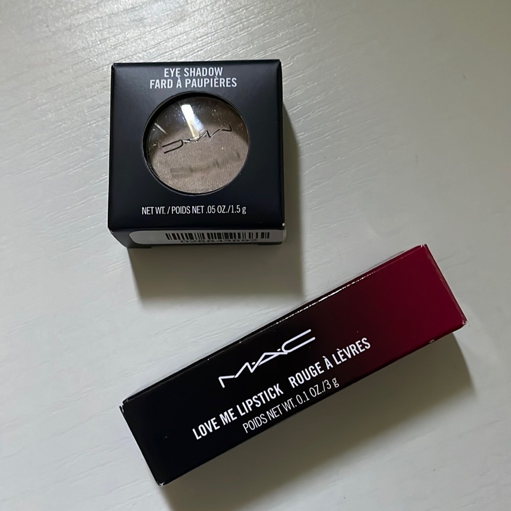 MAC new eye shadow and lipstick